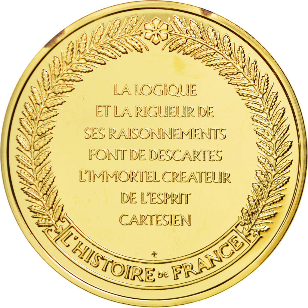 FRANCE, Arts & Culture, Louis XIII, Medal, MS(60-62), Vermeil, 44, 39.20
