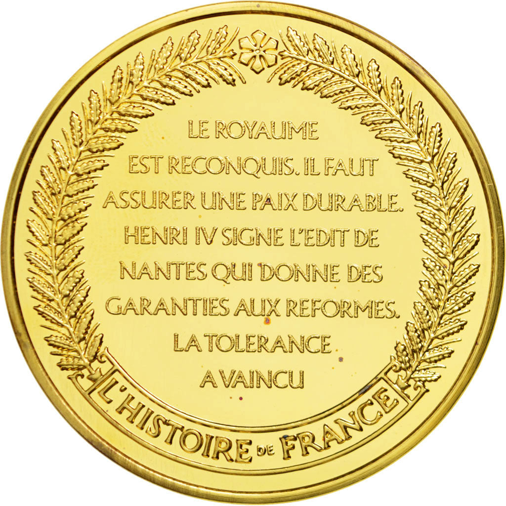 France, Medal, Henry IV, History, MS(60-62), Vermeil