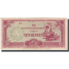 Banconote, Birmania, 10 Rupees, KM:16a, B