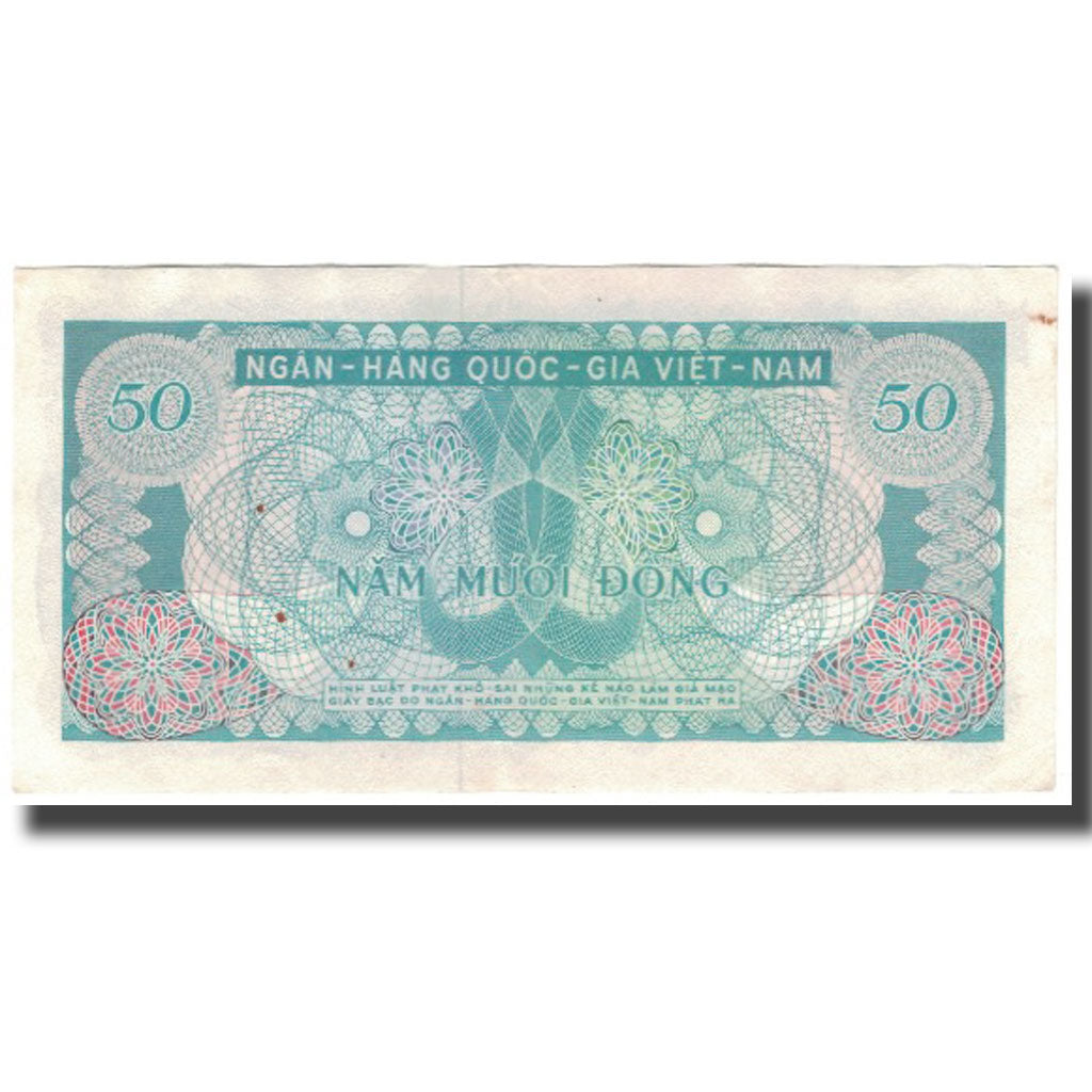 Banconote, Vietnam del Sud, 50 D<ox>ng, KM:25a, SPL