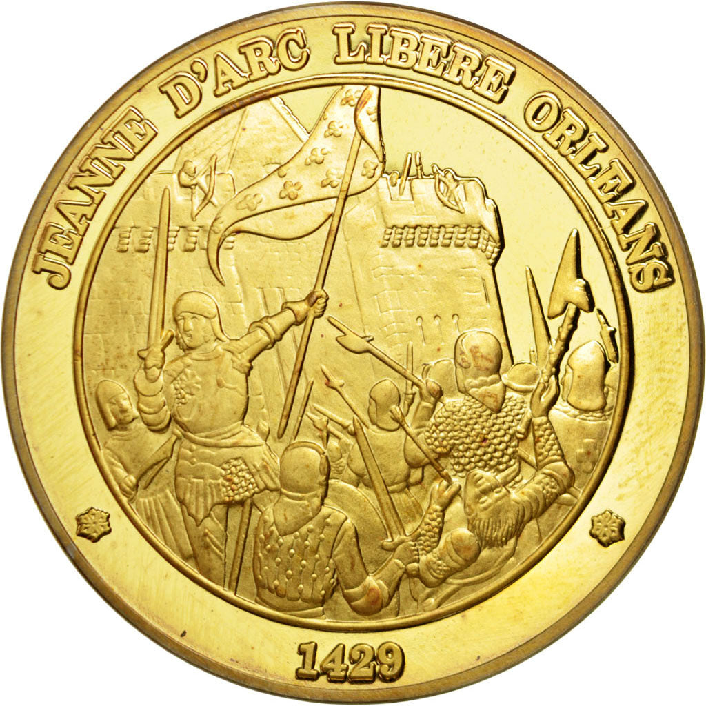 FRANCE, History, Charles VII, Medal, MS(60-62), Vermeil, 44, 38.00