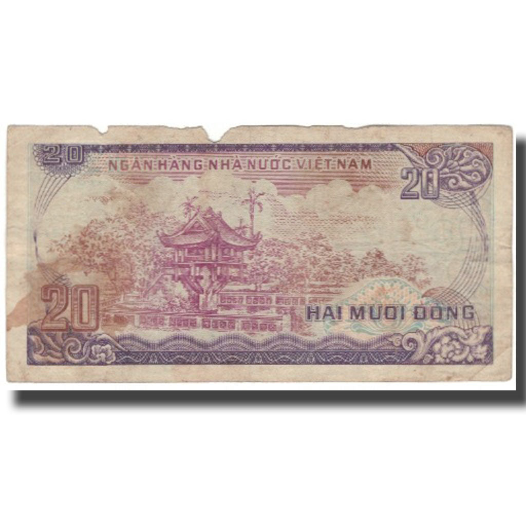 Nota, Vietname, 20 D<ox>ng, 1985, KM:94s, VG(8-10)
