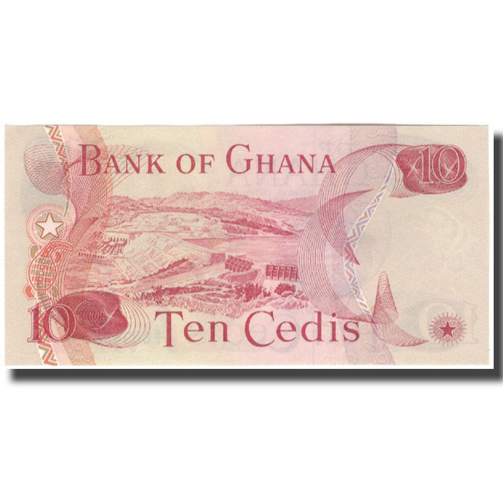 Banknote, Ghana, 10 Cedis, 1977-01-02, KM:16e, UNC(65-70)