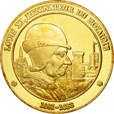 FRANCE, History, Louis XI, Medal, MS(60-62), Vermeil, 44, 36.50