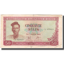Geldschein, Guinea, 50 Sylis, 1980, 1960-03-01, KM:25a, S+