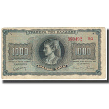 Geldschein, Griechenland, 1000 Drachmai, 1942, KM:118a, VZ