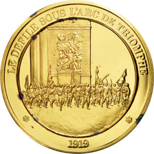 FRANCE, History, French Third Republic, Medal, MS(60-62), Vermeil, 44, 37.80