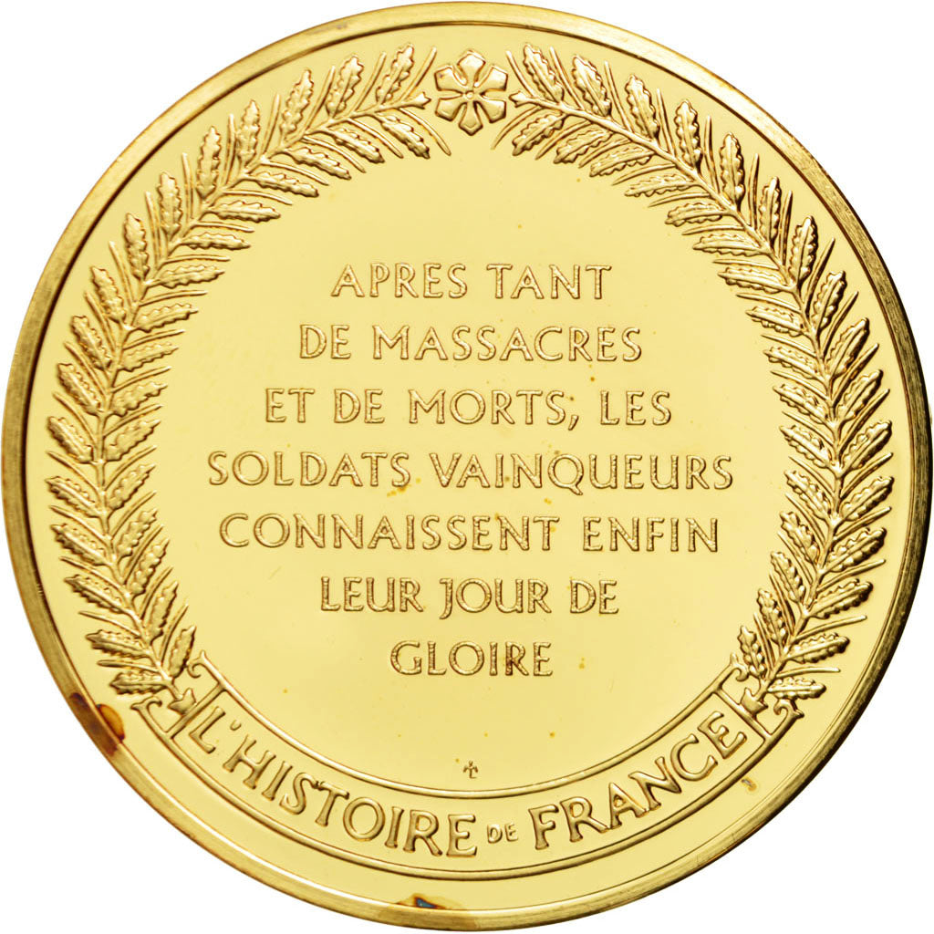 FRANCE, History, French Third Republic, Medal, MS(60-62), Vermeil, 44, 37.80