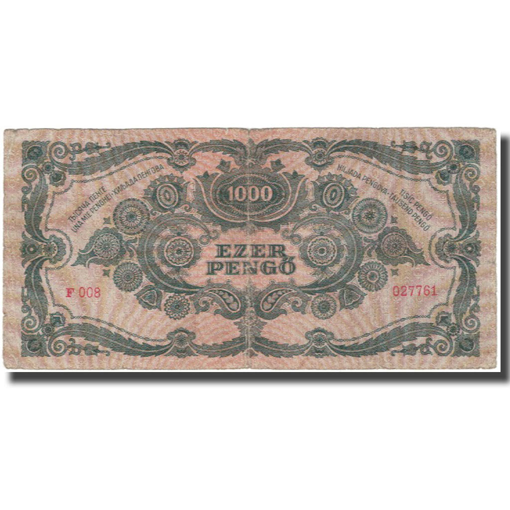 Banknote, Hungary, 1000 Pengö, 1944, KM:118b, VF(20-25)
