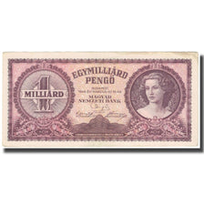 Banknote, Hungary, 1 Milliard Pengö, 1946, KM:125, EF(40-45)