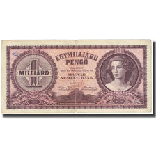 Banknote, Hungary, 1 Milliard Pengö, 1946, KM:125, EF(40-45)