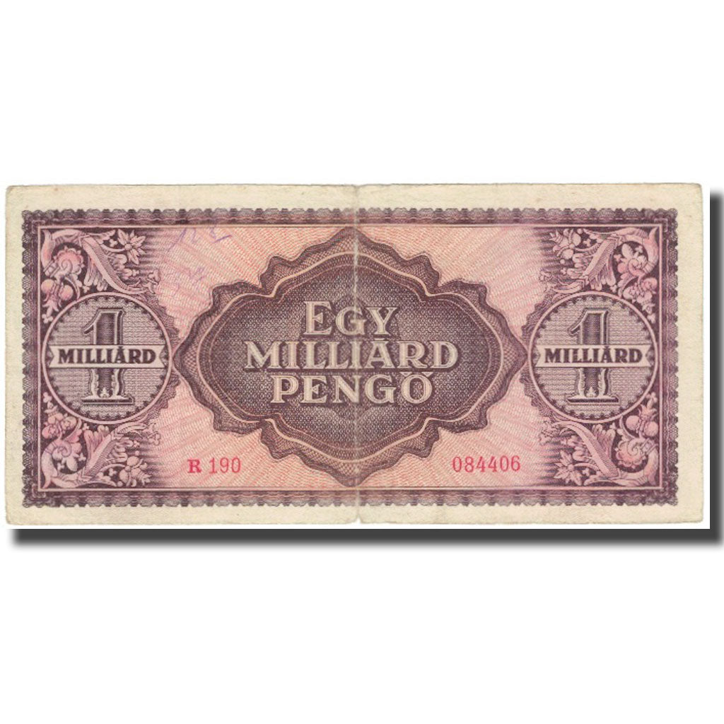 Banknote, Hungary, 1 Milliard Pengö, 1946, KM:125, EF(40-45)