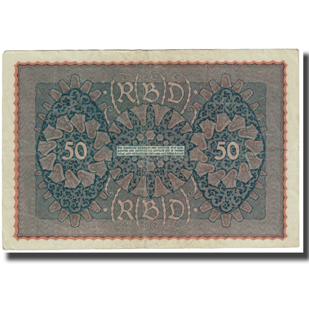 Banknote, Germany, 50 Mark, 1919-06-24, KM:66, EF(40-45)