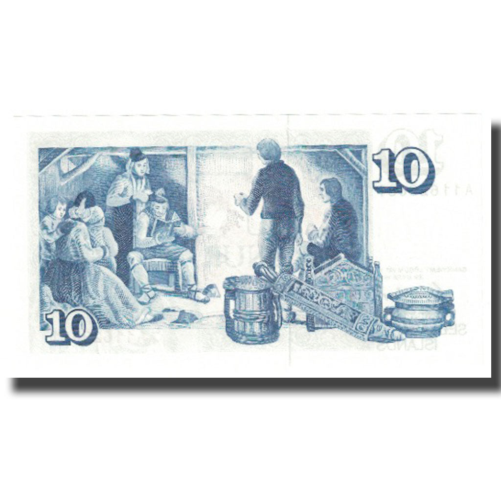 Banknote, Iceland, 10 Kronur, 1961-03-29, KM:48a, UNC(65-70)