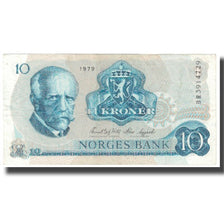 Biljet, Noorwegen, 10 Kroner, 1979, KM:36c, TTB