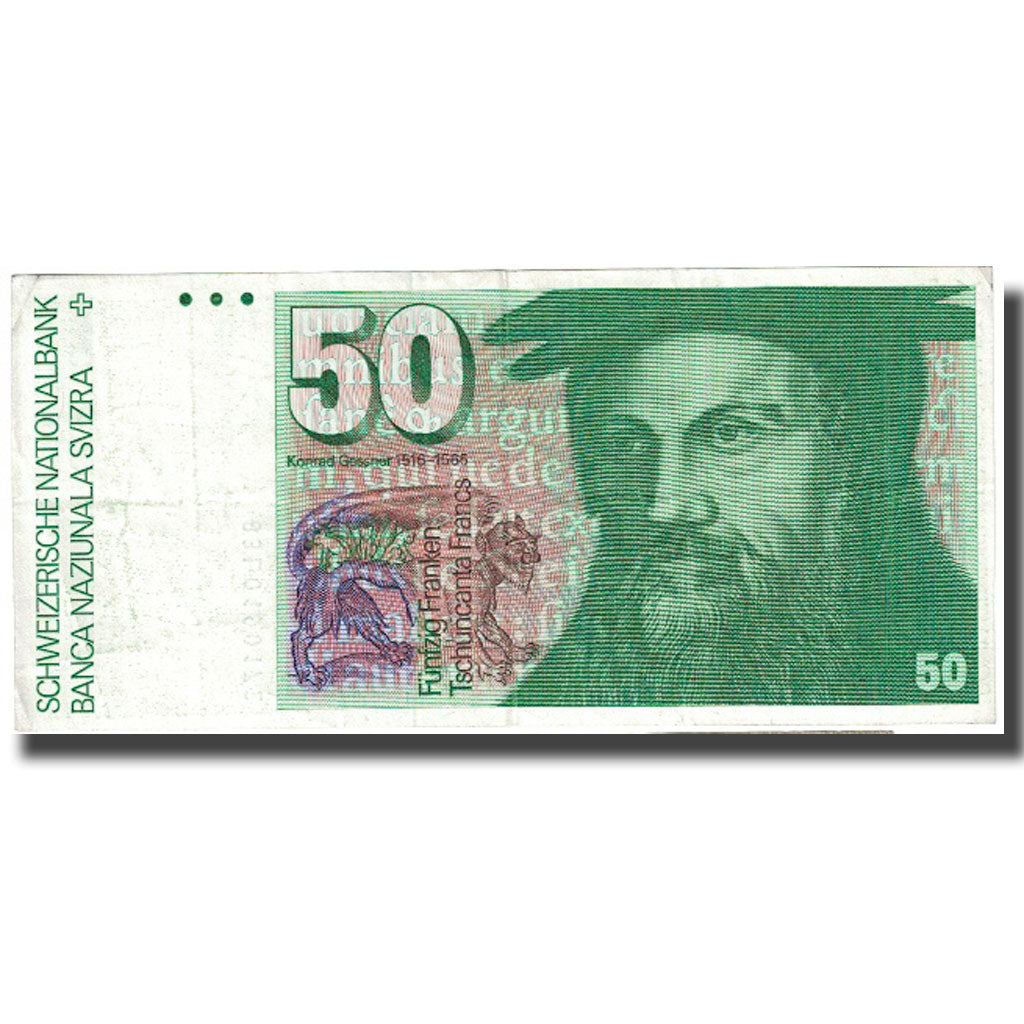 Banknote, Switzerland, 50 Franken, KM:56e, VF(20-25)
