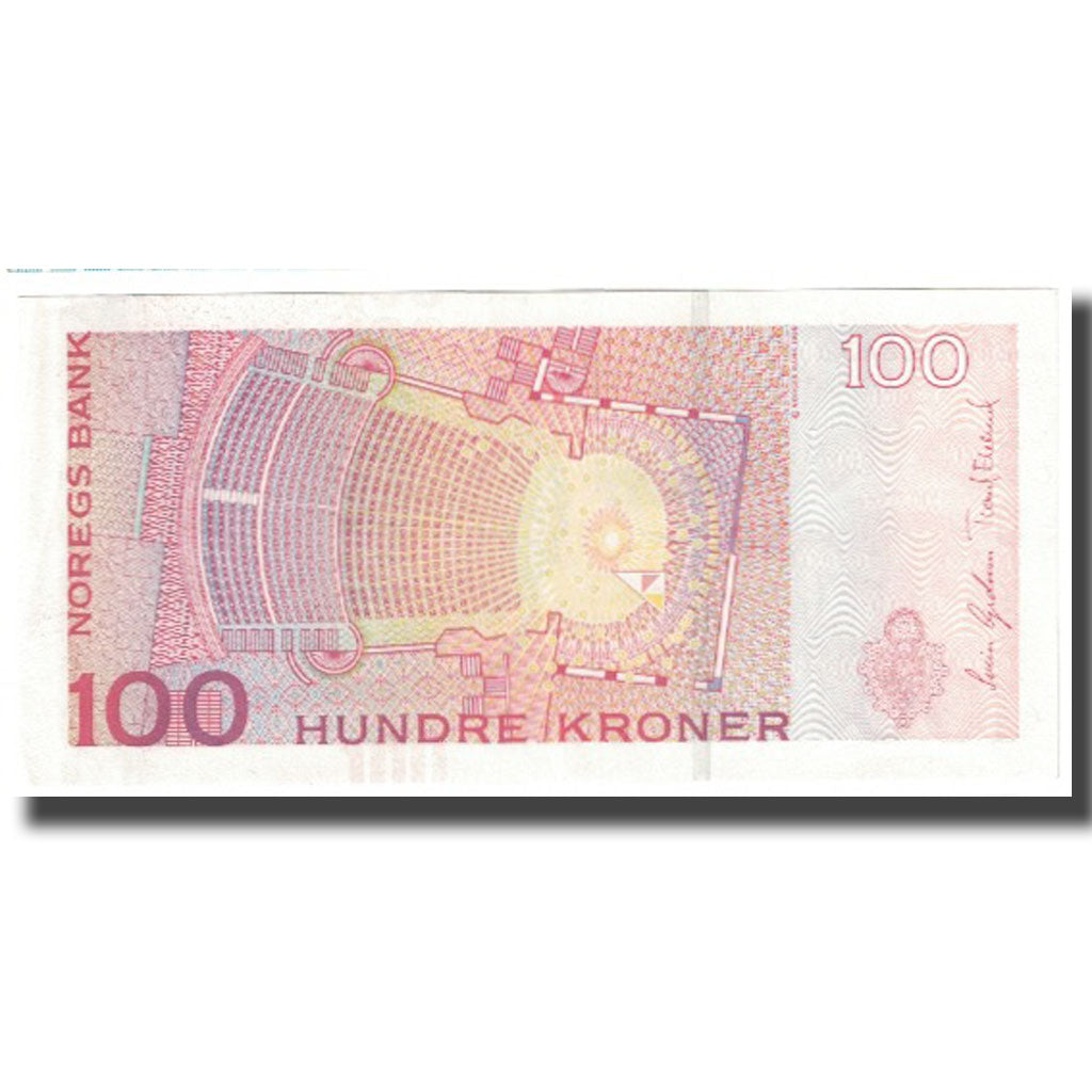 Banknote, Norway, 100 Kroner, KM:49a, AU(55-58)