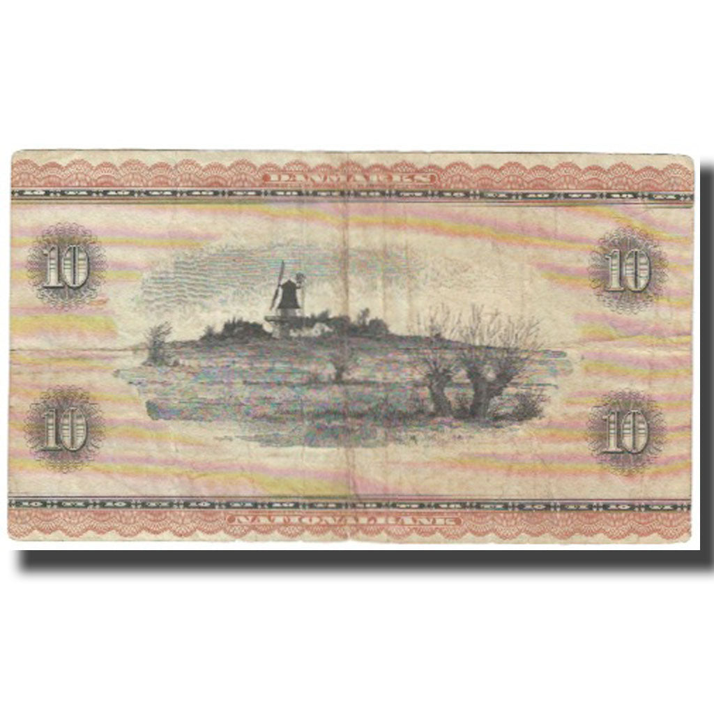 Banknote, Denmark, 10 Kroner, 1936-04-07, KM:44w, EF(40-45)