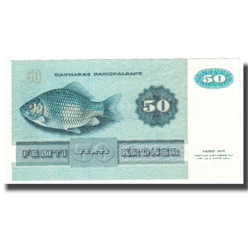 Banknote, Denmark, 50 Kroner, 1972, KM:50m, AU(55-58)