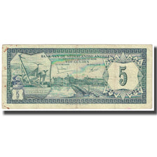 Banknote, Netherlands Antilles, 5 Gulden, KM:8b, VG(8-10)