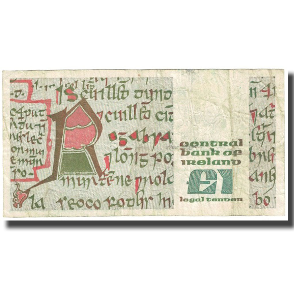 Banknote, Ireland - Republic, 1 Pound, 1989-03-16, KM:70d, F(12-15)
