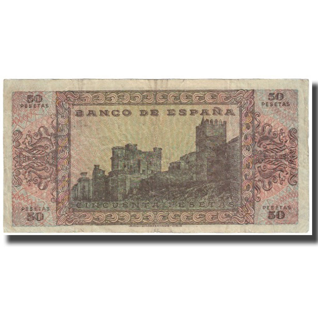 Billete, 50 Pesetas, España, 1938-05-20, KM:112a, BC