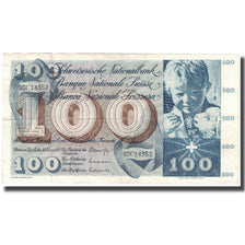 Billete, 100 Franken, Suiza, KM:49m, MBC