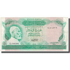 Nota, Líbia, 10 Dinars, KM:46a, EF(40-45)