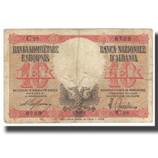 Banconote, Albania, 10 Lek, KM:11, B+