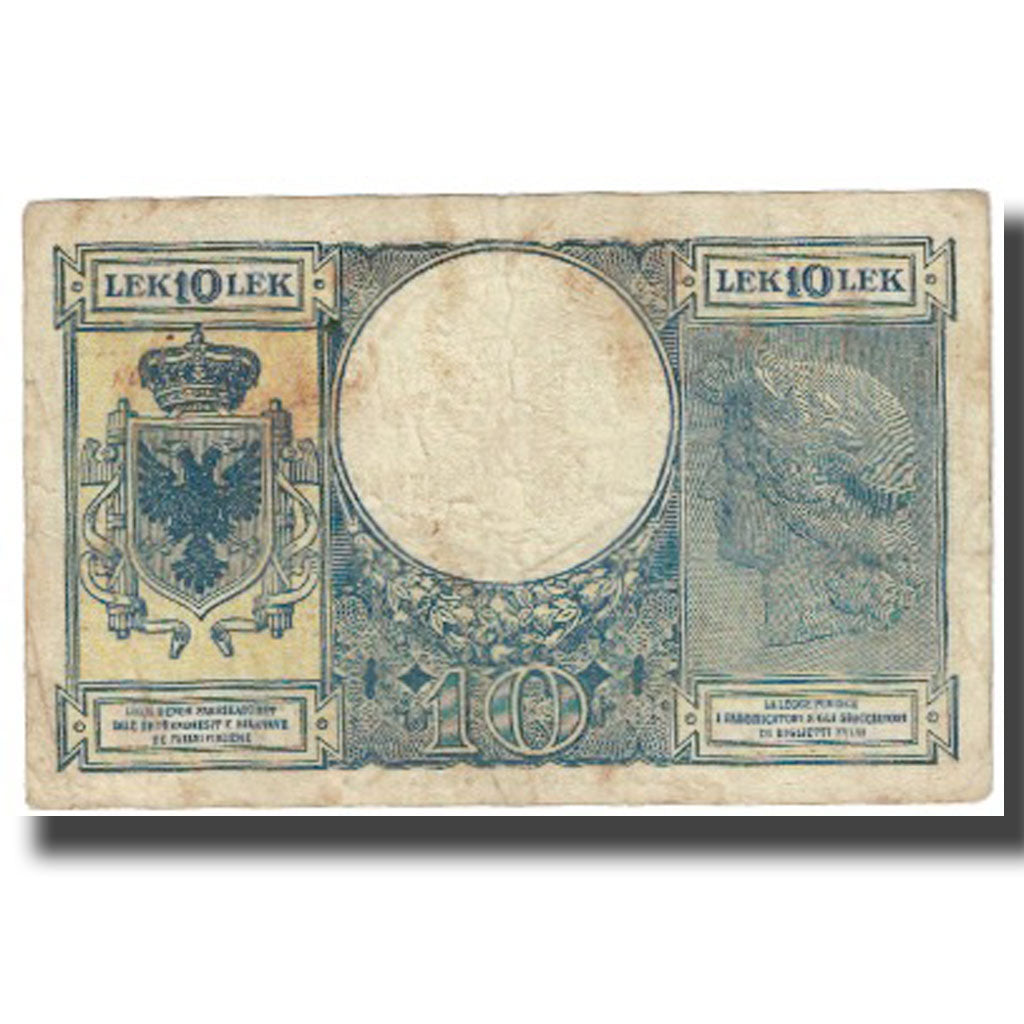 Banconote, Albania, 10 Lek, KM:11, B+