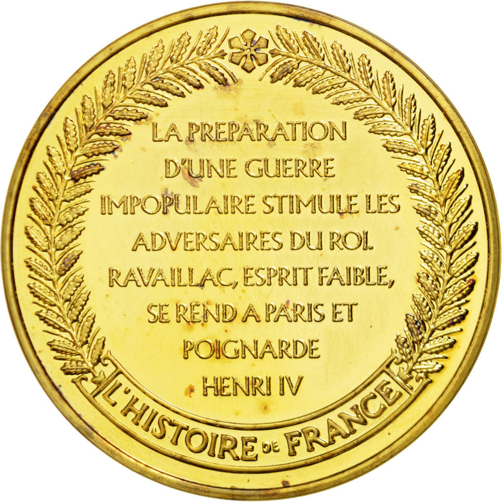 France, Medal, Henry IV, History, MS(60-62), Vermeil