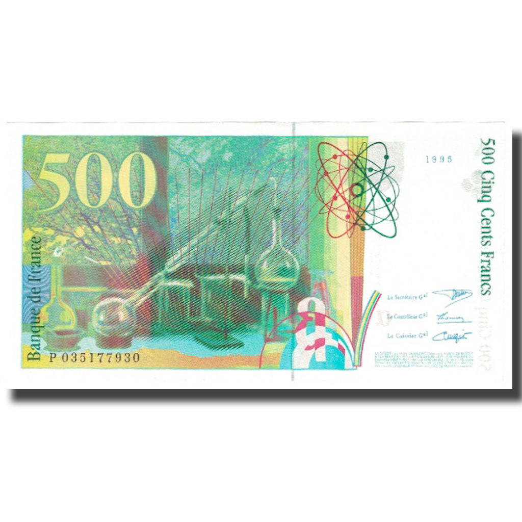 Francja, 500 Francs, Pierre et Marie Curie, 1995, UNC(63), Fayette:76.01