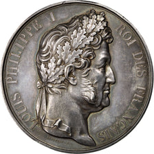 FRANCE, Flora, Louis Philippe I, Medal, 1843, AU(55-58), Depaulis, Silver, 56,..