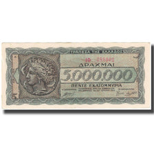 Banknote, Greece, 5,000,000 Drachmai, 1944, 1944-03-20, KM:128a, UNC(63)