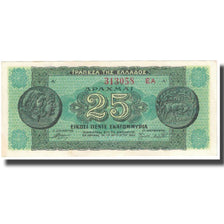 Banknote, Greece, 25,000,000 Drachmai, 1944, 1944-08-10, KM:130b, UNC(65-70)
