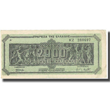 Banknote, Greece, 2,000,000,000 Drachmai, 1944, 1944-10-11, KM:133b, AU(55-58)