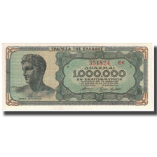 Nota, Grécia, 1,000,000 Drachmai, 1944, 1944-10-11, KM:127b, UNC(63)
