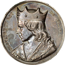 FRANCE, History, Clotaire IV, Medal, 1841, AU(55-58), Caqué, Copper, 51, 76.00