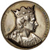 FRANCE, History, Chilperic II, Medal, 1840, AU(55-58), Caqué, Copper, 51, 75.80