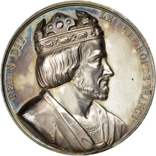 FRANCE, History, Philippe le Bel, Medal, 1839, AU(55-58), Caqué, Copper, 51, 7..