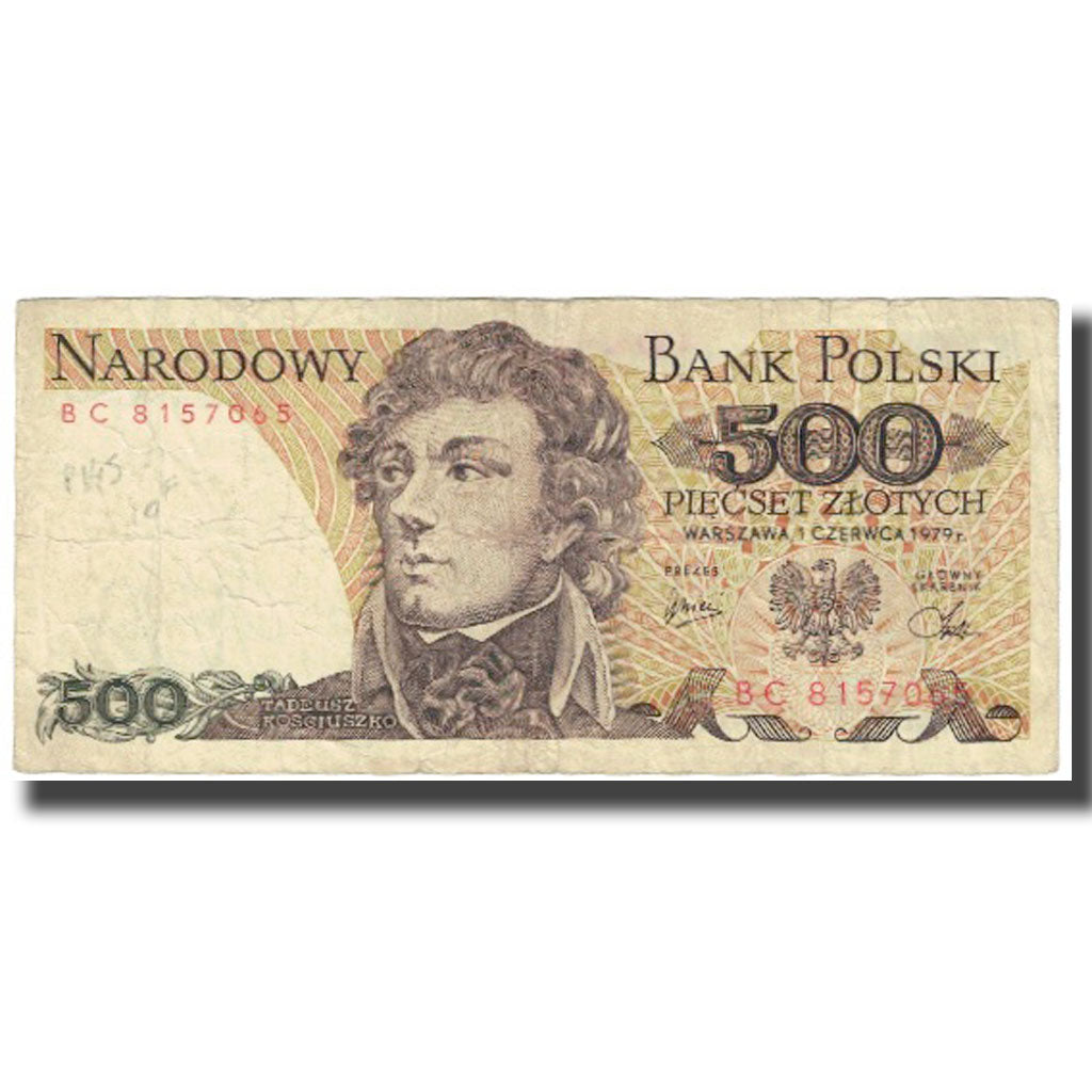 Banconote, Polonia, 500 Zlotych, 1979, 1979-06-01, KM:145C, MB