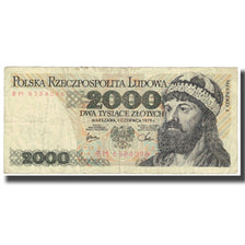 Banknote, Poland, 2000 Zlotych, 1979, 1979-06-01, KM:147b, VF(30-35)