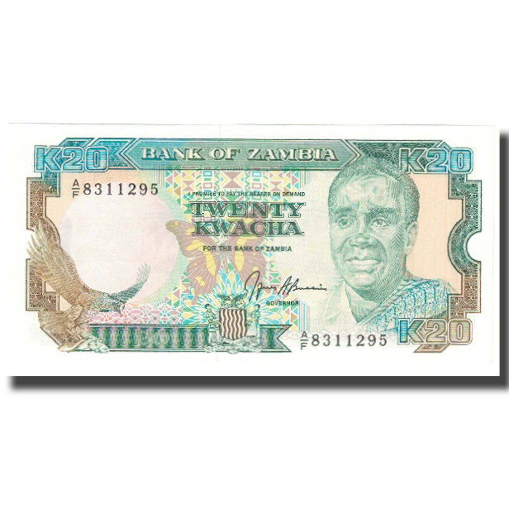 Banknote, Zambia, 20 Kwacha, KM:32b, UNC(63)