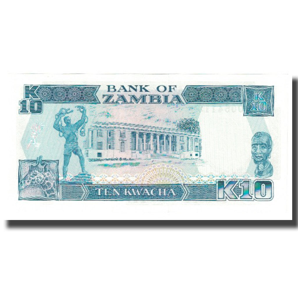 Banknote, Zambia, 10 Kwacha, KM:31b, UNC(63)