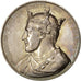 FRANCE, History, Charles II, Medal, 1839, AU(55-58), Caqué, Copper, 51, 76.00