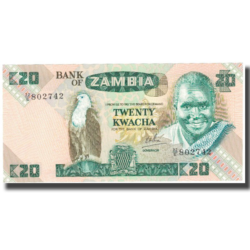 Banconote, Zambia, 20 Kwacha, KM:27d, SPL