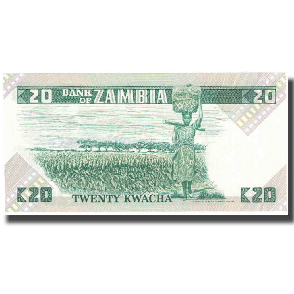 Banconote, Zambia, 20 Kwacha, KM:27d, SPL