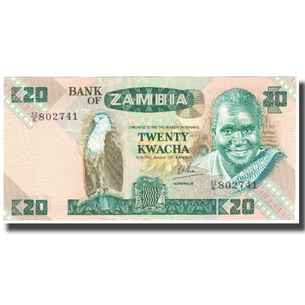 Banknote, Zambia, 20 Kwacha, KM:27d, UNC(63)