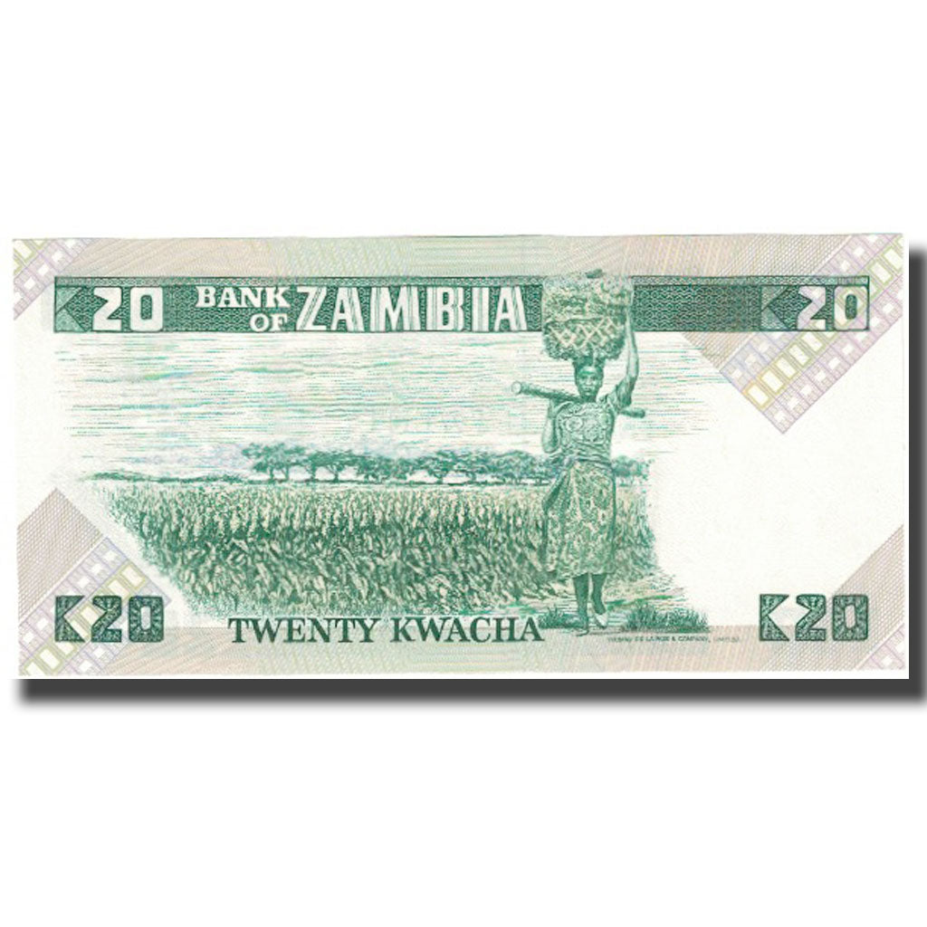 Banknote, Zambia, 20 Kwacha, KM:27d, UNC(63)
