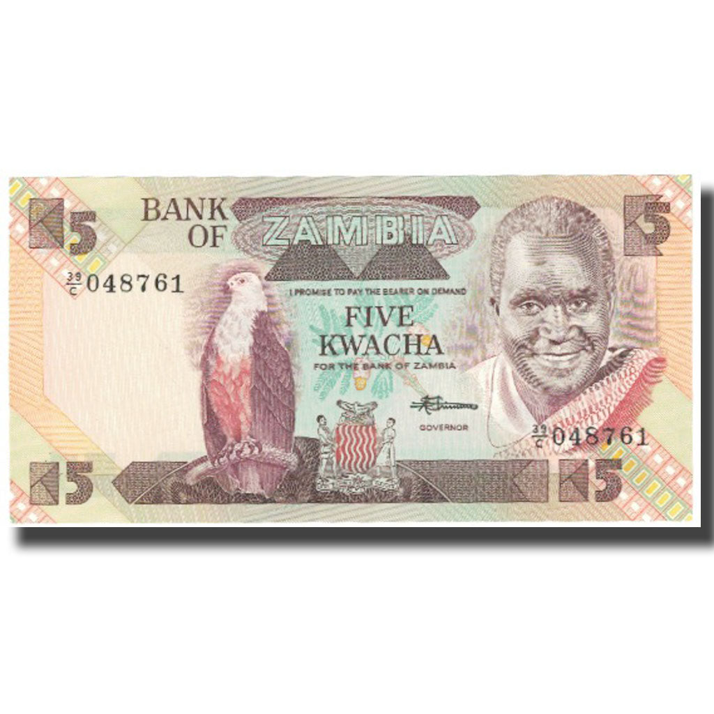 Banknote, Zambia, 5 Kwacha, KM:25d, UNC(63)